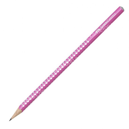 μολυβι faber castell grip sparkle ροζ 02.14.0029