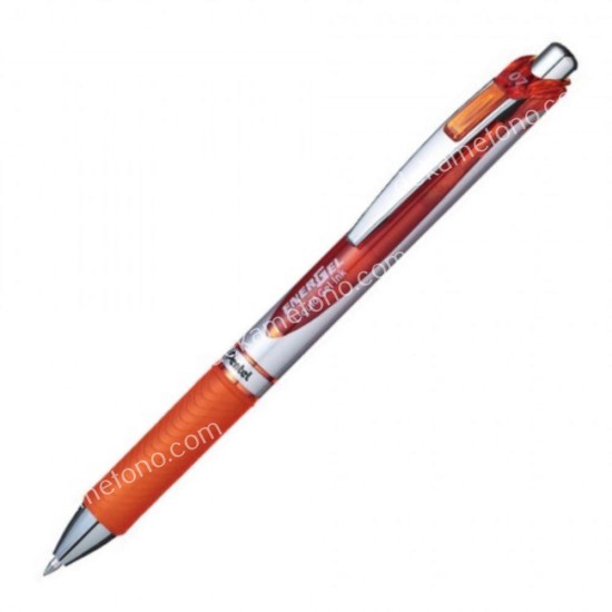 στυλο pentel energel metal tip 0,7mm πορτοκαλι 02.12.0116