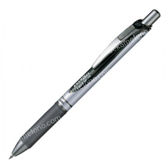  στυλο pentel energel metal tip 0,7mm μαυρο 02.12.0110
