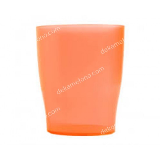 μολυβοθηκη πλαστικη διαφανη χρωμα πορτοκαλι 02.23.0011