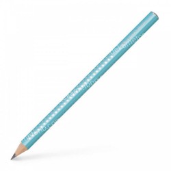 FABER CASTELL GRIP SPARKLE JUMBO TURQUOISE PENCIL 