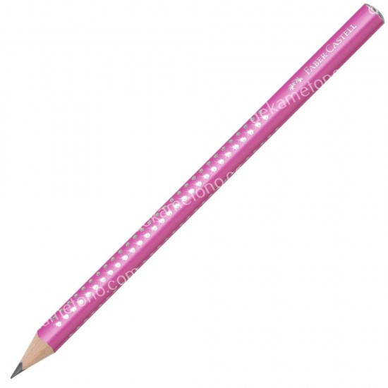 μολυβι faber castell grip sparkle jumbo ροζ 02.14.0126