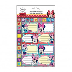 LABELS WITH MINNIE STICKERS 