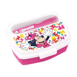 MINNIE SO EDGY BOWS CUTLERY CONTAINER