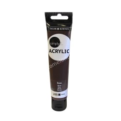 ACRYLIC PAINTING COLOR SIMPLY 75 ML BROWN