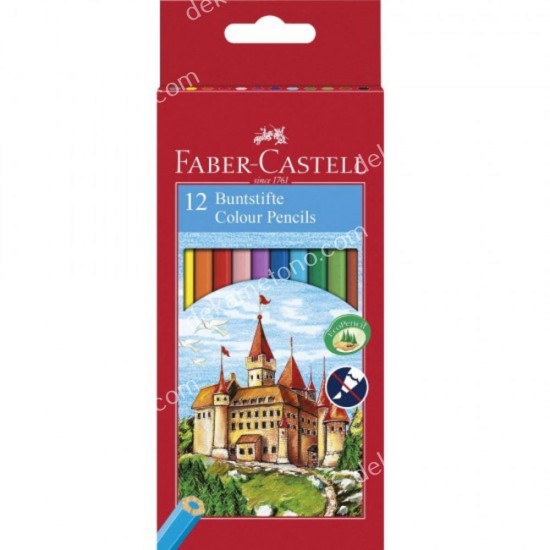 ξυλομπογιεσ faber castell 12χρωματα 02.05.0012