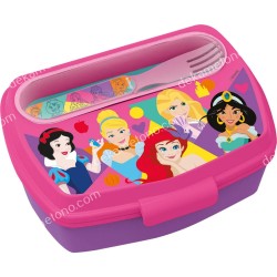 FOOD CONTAINER WITH CUTLERY PRINCESS BRIGHT K BOLD
