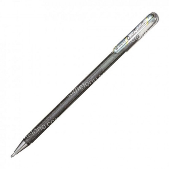 στυλο pentel dual metallic silver 1.0mm k110 02.12.0319