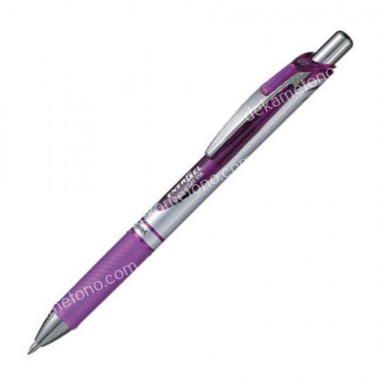 στυλο pentel energel metal tip 0,7mm λιλα 02.12.0121