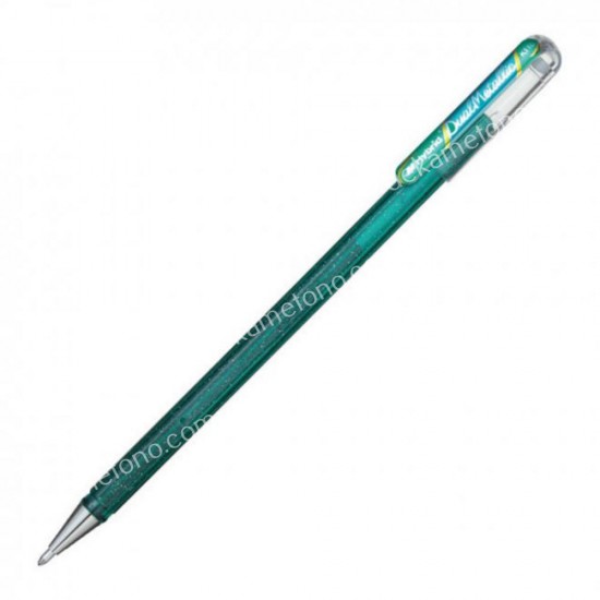στυλο pentel dual metallic green-blue 1.0mm k110 02.12.0314