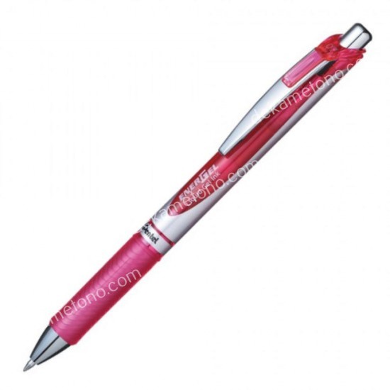 στυλο pentel energel metal tip 0,7mm ροζ 02.12.0118