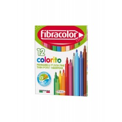 μαρκαδοροι fibracolor colorito maxi 24χρωματων 02.03.0030