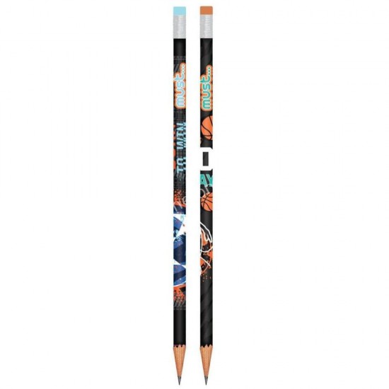 μολυβι με γομα must αγορι 02.11.0416