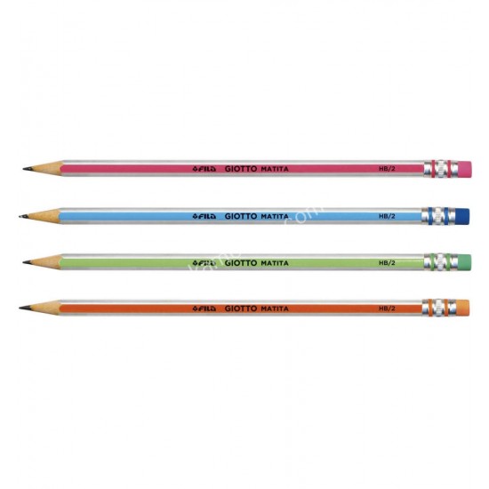 μολυβι με γομα ηβ/2 matita giotto 02.14.0008