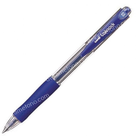 στυλο διαρκειασ uniball laknock sn-100 0.5mm μπλε 02.12.0384