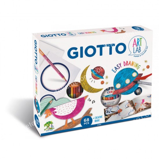 σετ δημιουργιασ giotto art lab easy drawing 07.00.0022