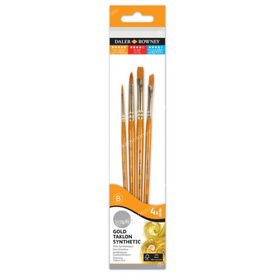 πινελα daler rowner σετ 4τεμ simply gold 02.07.0090