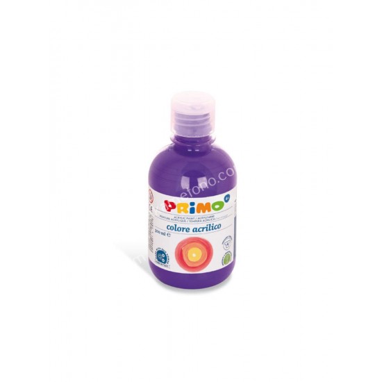 ακρυλικη τεμπερα μπουκαλι 300ml μωβ violet primo 02.04.0080