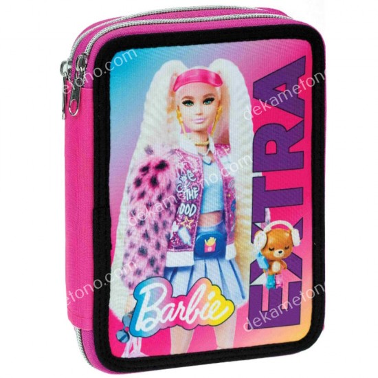 κασετινα διπλη barbie extra gim 04.00.0135