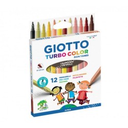 ΜΑΡΚΑΔΟΡΟΙ GIOTTO SKINTONES TURBO COLOR 12ΤΕΜ