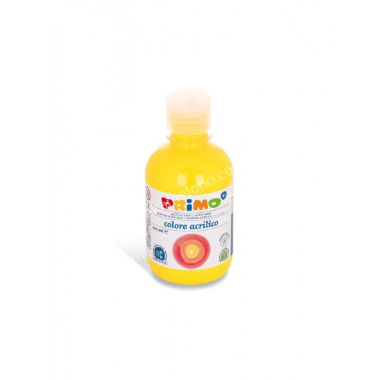 ακρυλικη τεμπερα μπουκαλι 300ml κιτρινο light yellow primo 02.04.0055