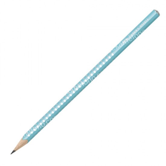 μολυβι faber castell grip sparkle τιρκουαζ 02.14.0028