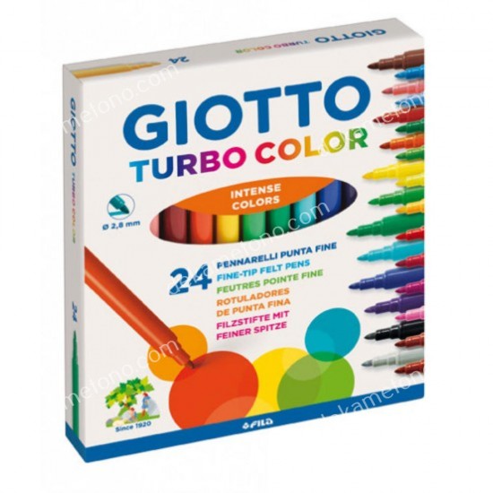 μαρκαδοροι giotto turbo color 24τεμ 02.03.0034