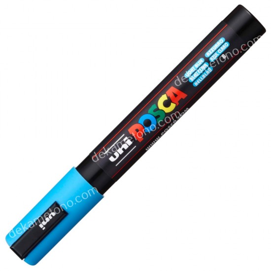 μαρκαδοροσ posca pc-5m uni ball γαλαζιο 02.03.0092