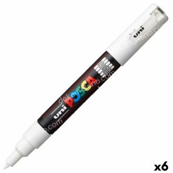 ΜΑΡΚΑΔΟΡΟΣ POSCA PC-5M UNI BALL ΛΕΥΚΟ