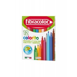 μαρκαδοροι baby color 10 χρωματων fibracolor 02.03.0046