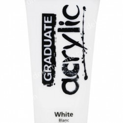 ΑΚΡΥΛΙΚΟ ΧΡΩΜΑ ΖΩΓΡΑΦΙΚΗΣ GRADUATE ACRYLIC 120ML WHITE