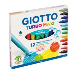 ΜΑΡΚΑΔΟΡΟΙ GIOTTO TURBO MAXI 12ΤΕΜ