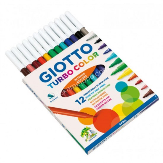 μαρκαδοροι giotto turbo color 12τεμ 02.03.0009