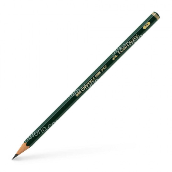 μολυβι σχεδιου faber castell 9000 2b 02.14.0036