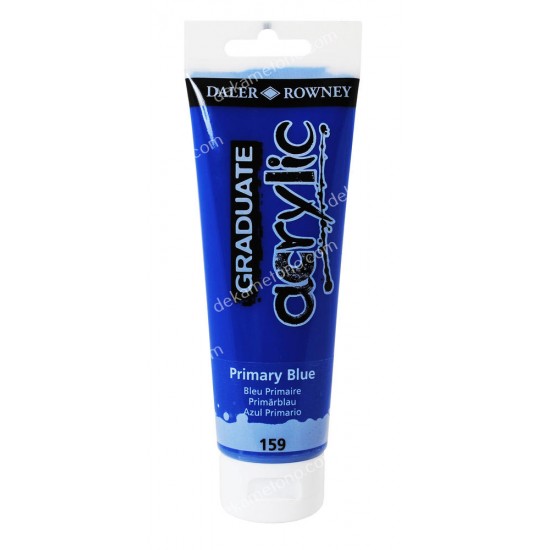 ακρυλικο χρωμα ζωγραφικησ graduate acrylic 120ml primary blue 02.06.0024