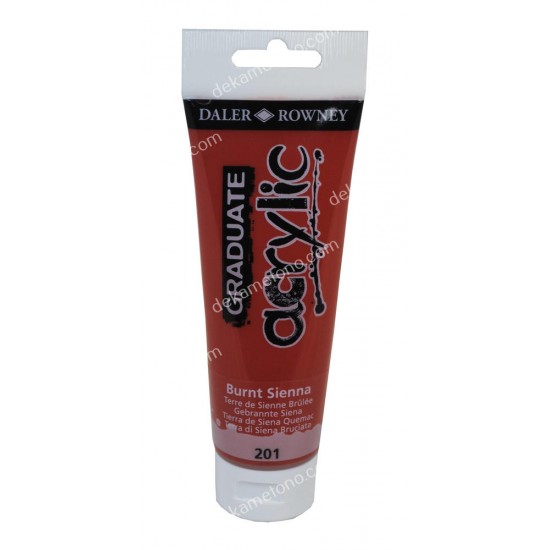 ακρυλικο χρωμα ζωγραφικησ graduate acrylic 120ml burnt sienna 02.06.0025