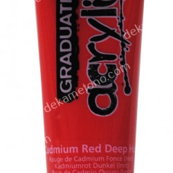 ΑΚΡΥΛΙΚΟ ΧΡΩΜΑ ΖΩΓΡΑΦΙΚΗΣ GRADUATE ACRYLIC 120ML CAD RED DEEP HUE