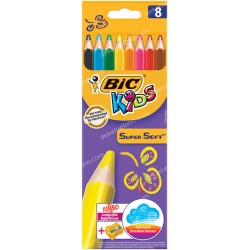 κηρομπογιεσ 12 τεμαχια bic kids plastidecor 02.06.0003