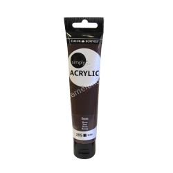 ΑΚΡΥΛΙΚΟ ΧΡΩΜΑ ΖΩΓΡΑΦΙΚΗΣ SIMPLY 75 ML BROWN