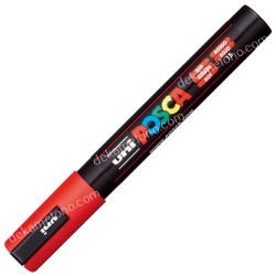 ΜΑΡΚΑΔΟΡΟΣ POSCA PC-5M UNI BALL ΚΟΚΚΙΝΟ