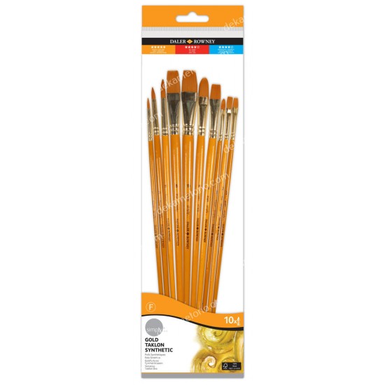 πινελα daler rowner σετ 10τεμ simply gold 02.07.0089