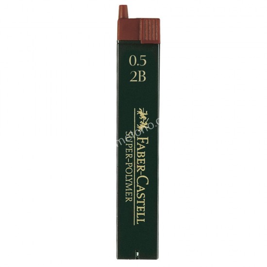 μυτεσ μολυβιων faber castell 0.5mm 2b 02.18.0002