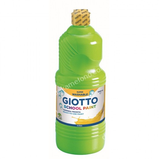 τεμπερα giotto σχολικη 1000ml πρασινο ανοιχτο 02.04.0047