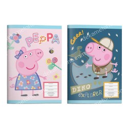 ΤΕΤΡΑΔΙΟ ΚΑΡΦΙΤΣΑ 17Χ25 PEPPA PIG 40Φ 