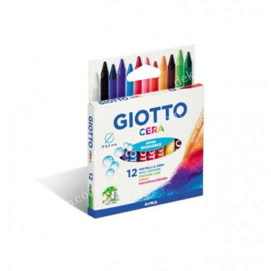 κηρομπογιεσ giotto cera 12τεμ 02.06.0012