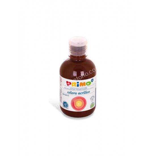 ακρυλικη τεμπερα μπουκαλι 300ml burnit umbra primo 02.04.0081