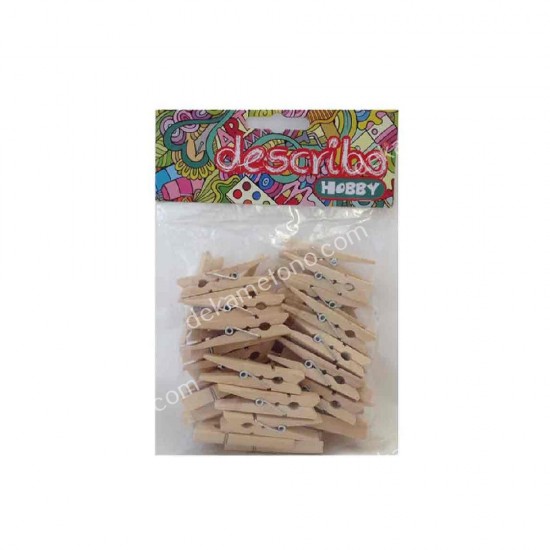 μανταλακια ξυλινα describo 07.00.0676