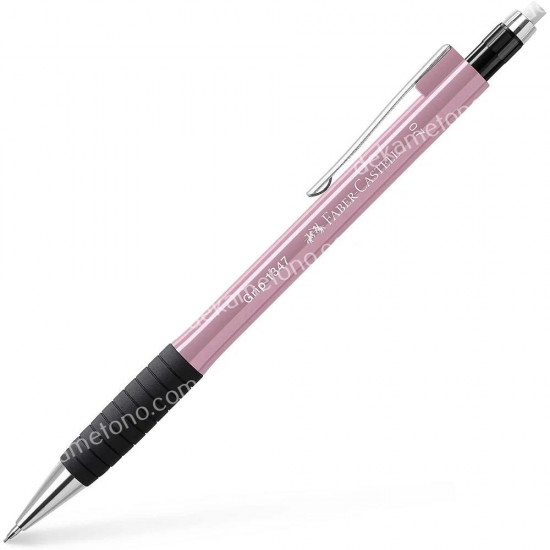 μηχανικο μολυβι grip 0.7 ροζe shadow urban faber-castell 02.15.0034