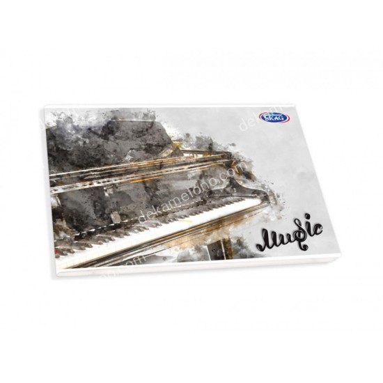 τετραδιο μουσικησ πλαγιο 40φυλλων skag 02.11.0176