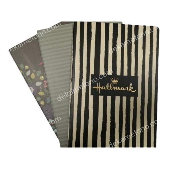 σημειωματαριο α5 stripe hallmark 02.11.0346